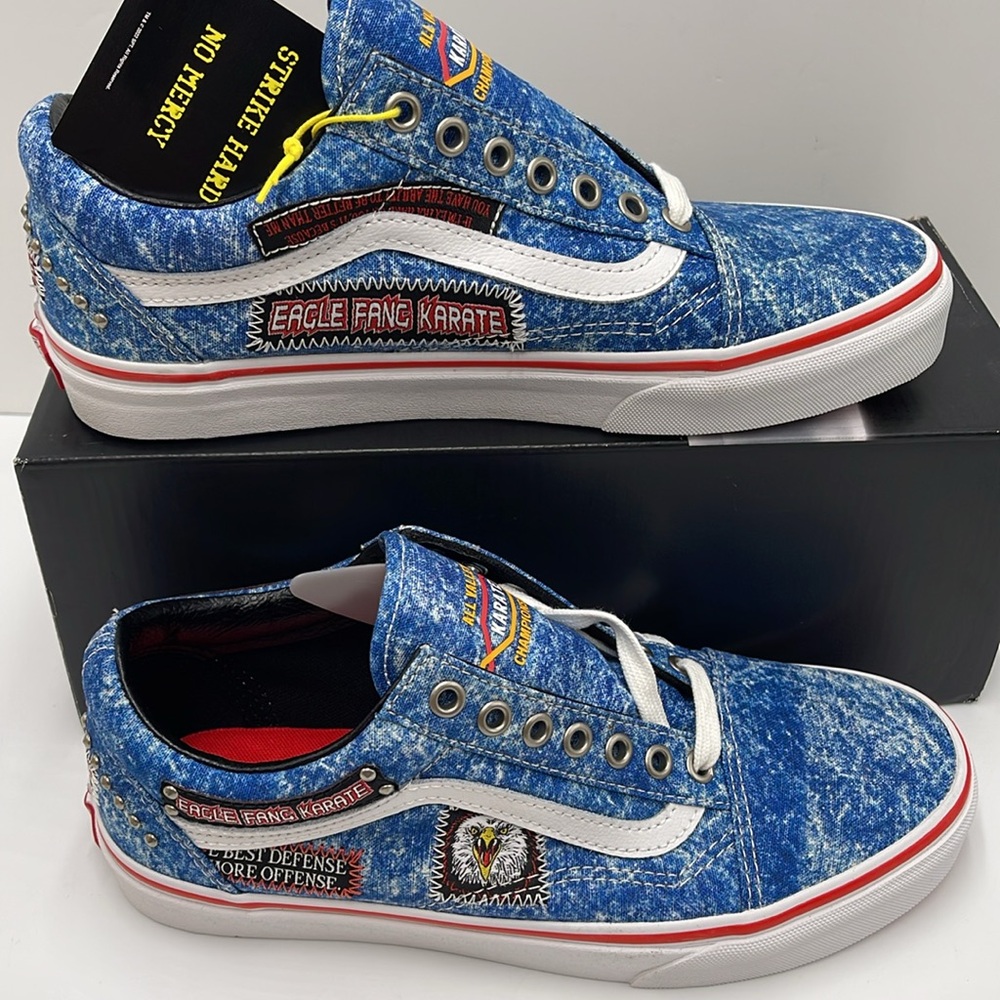 Vans WMNS Old Skool
Cobra Kai Multi/True White 
VNOA3WKT6GL Sneakers - Picture 3 of 16